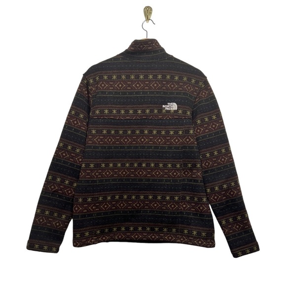 THE NORTH FACE Men's Tsillan ¼ Zip Sweatshirt Root Brown M - Picture 10 of 13